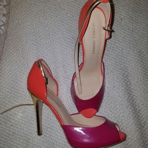 Audrey Brooke Colorblock Heels